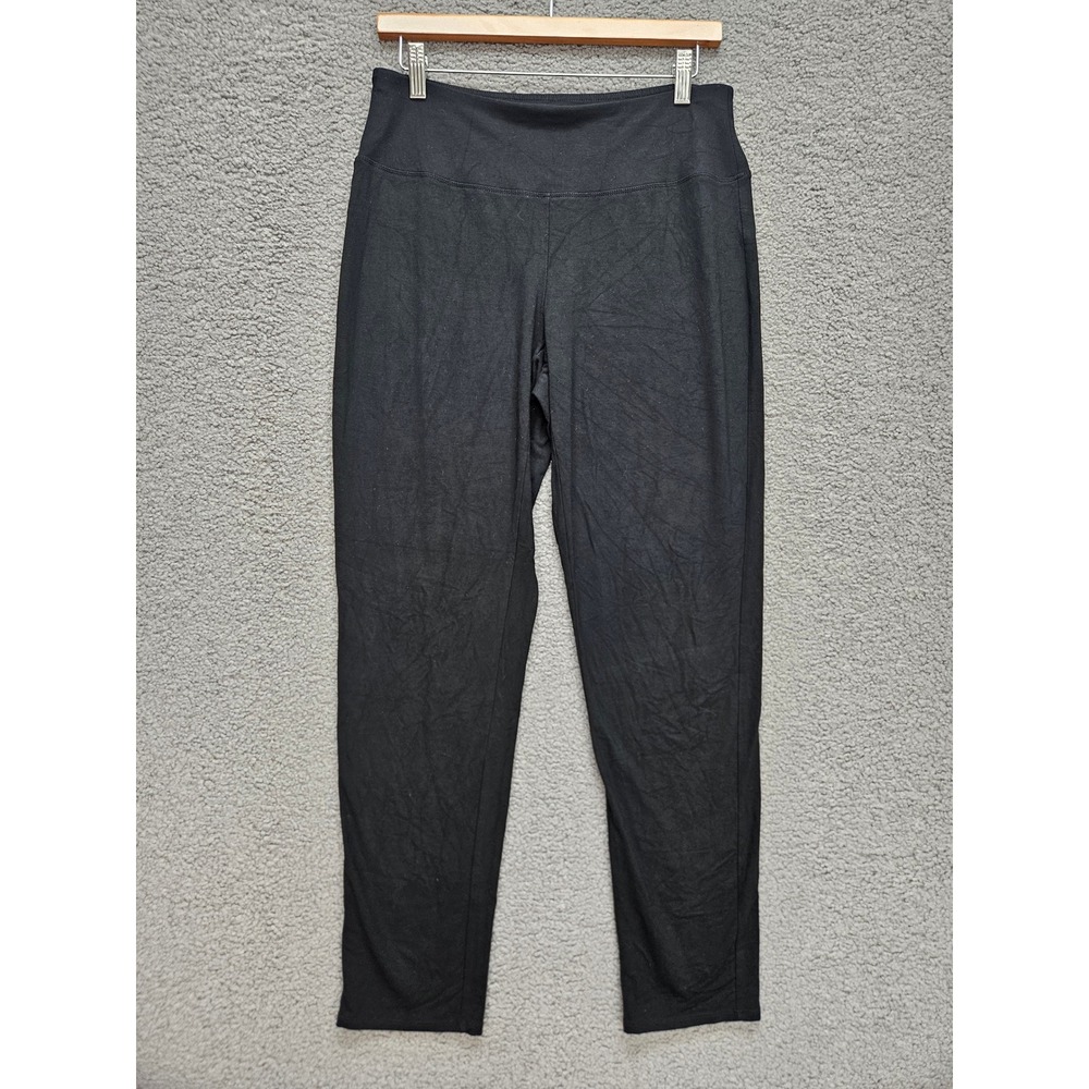 J. Jill Wearever Slim Leg Pants S Petite Black Smooth Fit High Rise Stretch